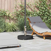 Baza za suncobran Crna Ø 45 x 37.5 cm Granit
