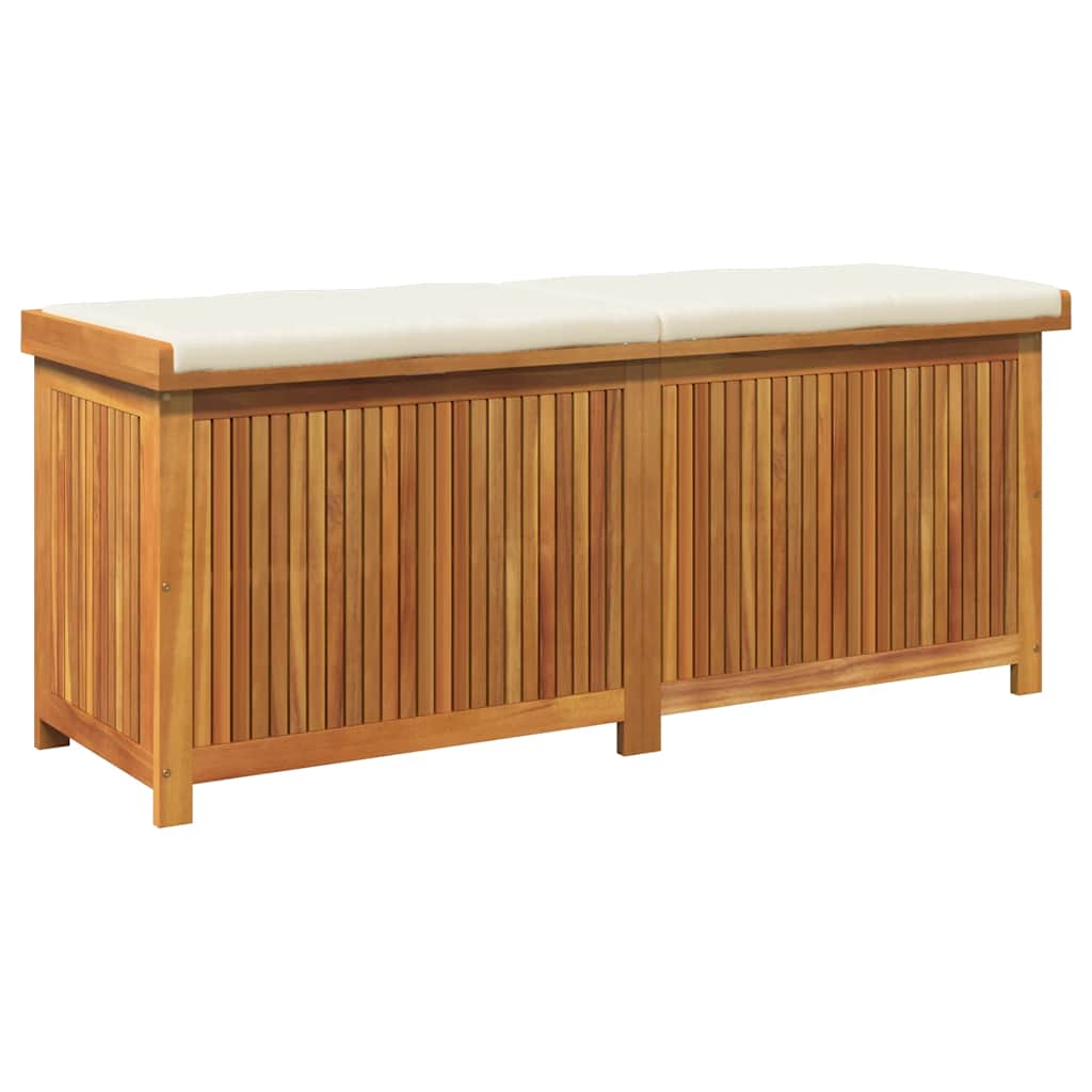 Vanjska kutija za jastuke 150x50x60,5 cm masivno drvo bagrema