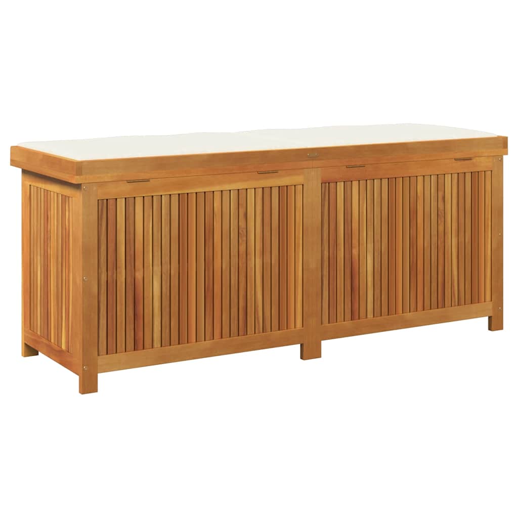 Vanjska kutija za jastuke 150x50x60,5 cm masivno drvo bagrema