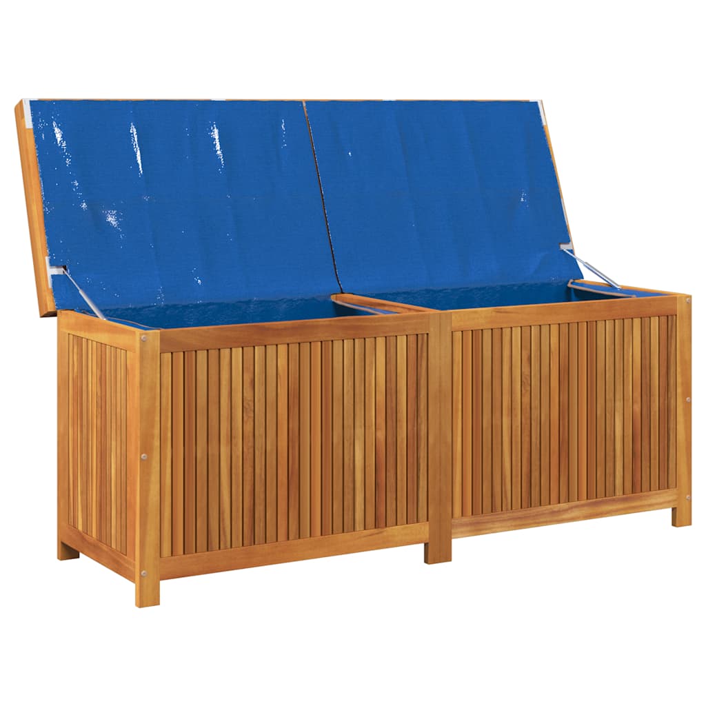 Vanjska kutija za jastuke 150x50x60,5 cm masivno drvo bagrema