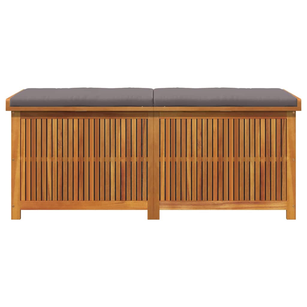 Vanjska kutija za jastuke 150x50x60,5 cm masivno drvo bagrema