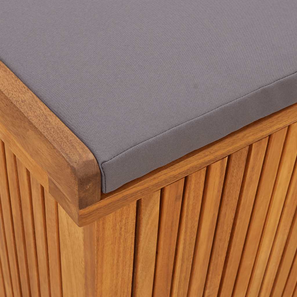 Vanjska kutija za jastuke 150x50x60,5 cm masivno drvo bagrema
