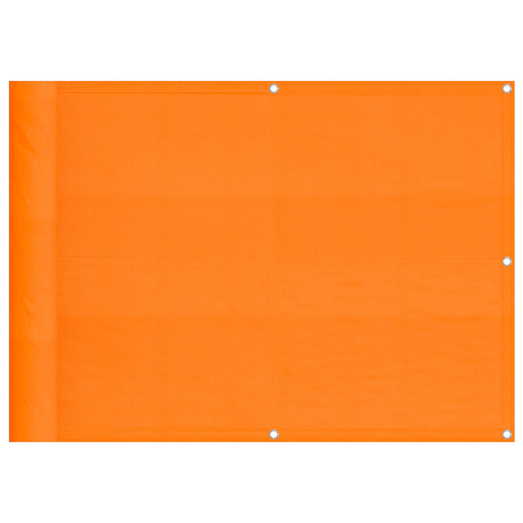 Balkonska pregrada narančasta 75x700 cm 100% poliester Oxford