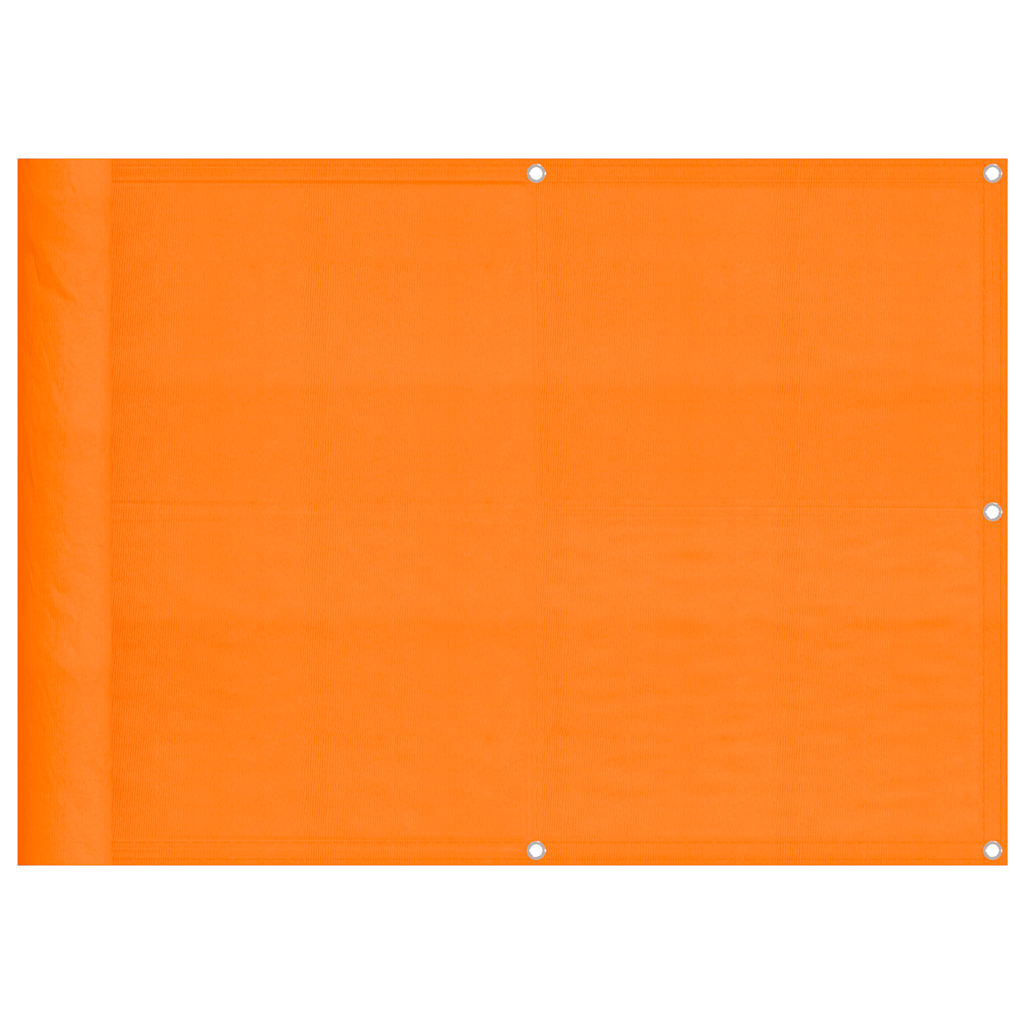 Balkonska pregrada narančasta 75x800 cm 100% poliester Oxford