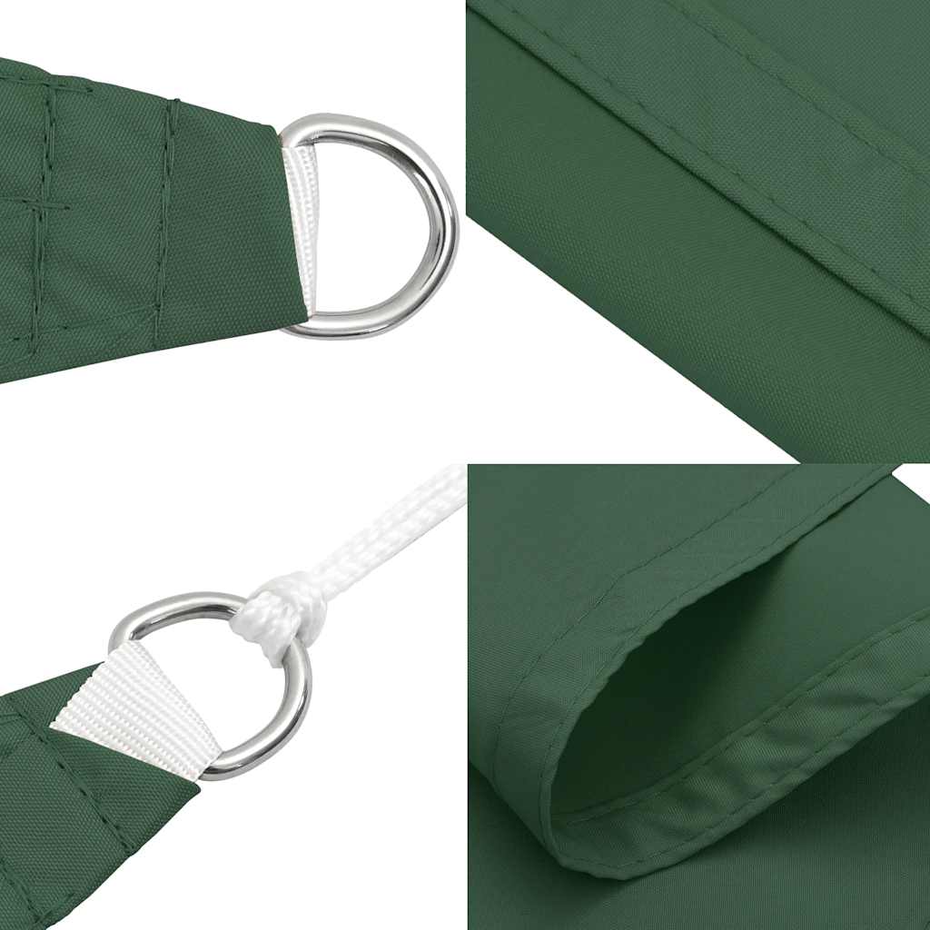 Jedro za sjenilo od sunca tamnozeleno 2x2x2 m 100% poliester oxford