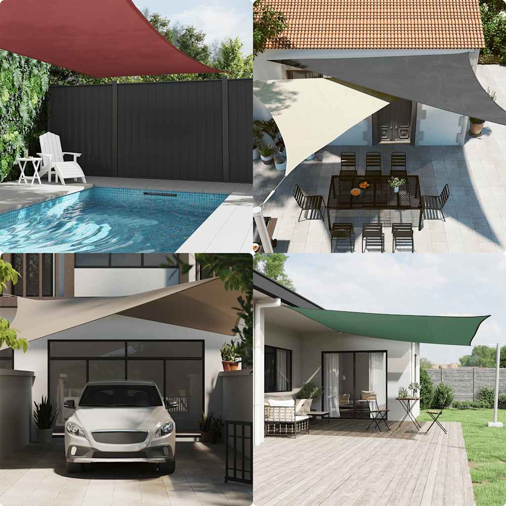 Sjenilo za sunce plavo 7x5x5 m 100% poliester oxford