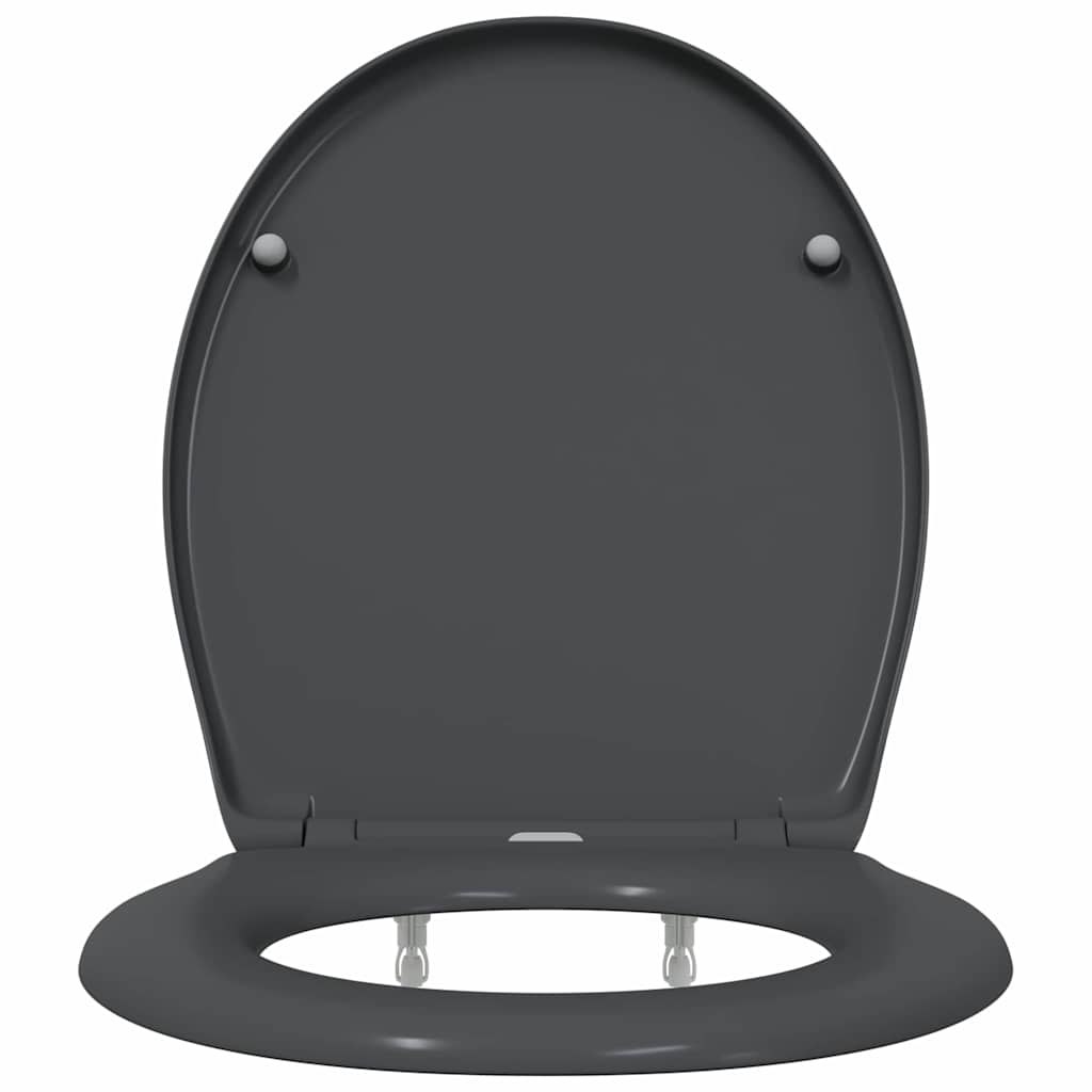 WC daska Antracit 47 x 37 x 4 cm Duroplast