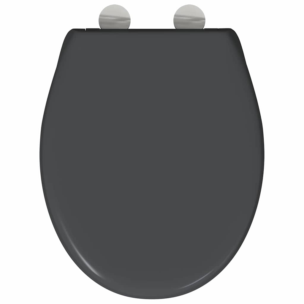 WC daska Antracit 47 x 37 x 4 cm Duroplast