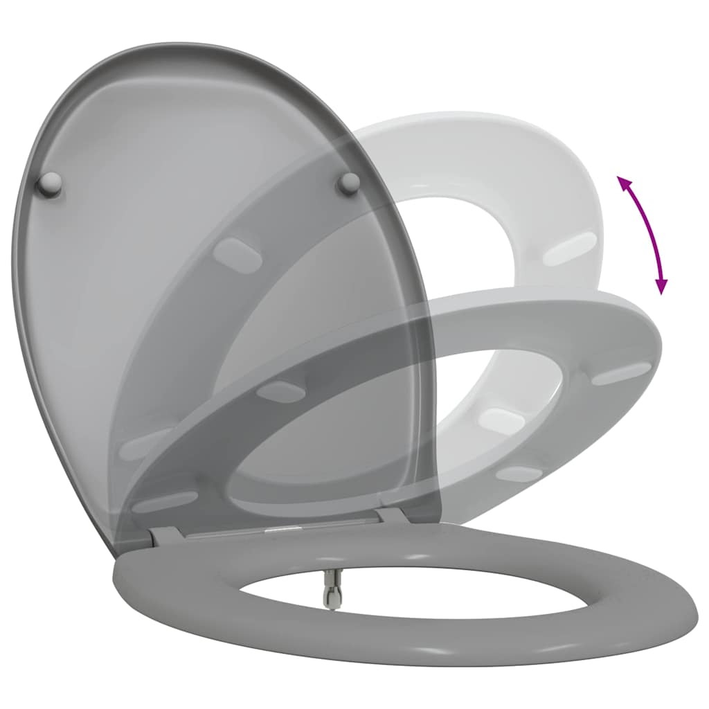 WC daska Siva 47 x 37 x 4 cm Duroplast