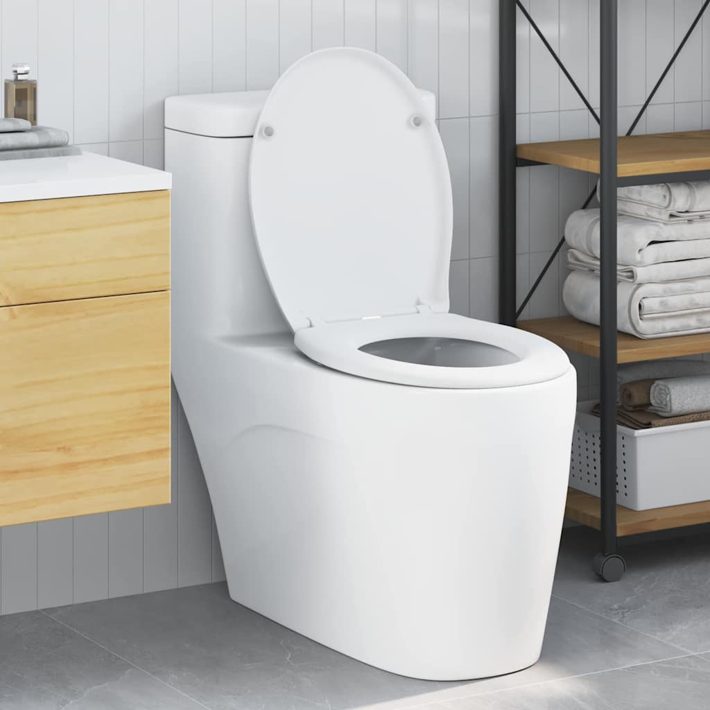 WC daska Bijelo 47 x 37 x 4 cm Duroplast