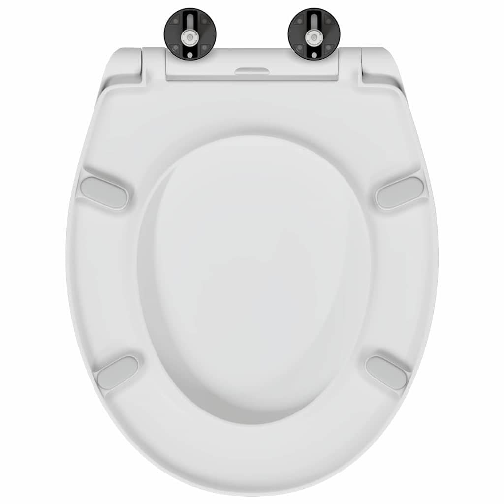 WC daska Bijelo 47 x 37 x 4 cm Duroplast