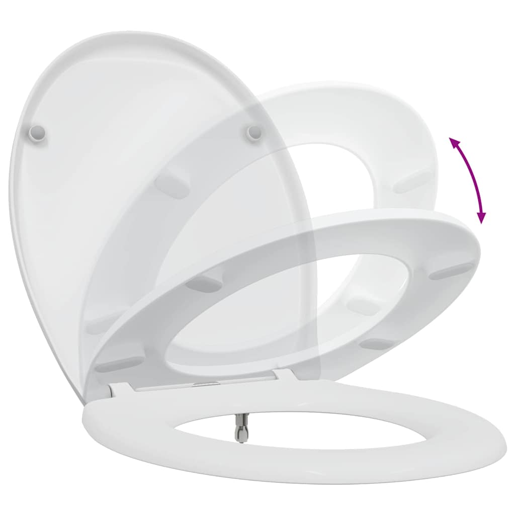 WC daska Bijelo 47 x 37 x 4 cm Duroplast