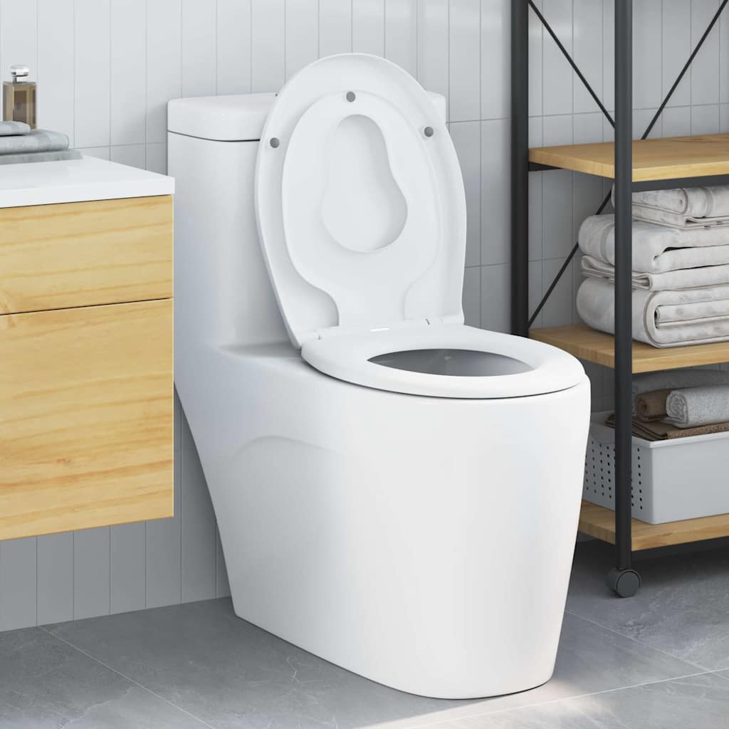 WC daska Bijelo 47 x 37 x 4 cm Duroplast