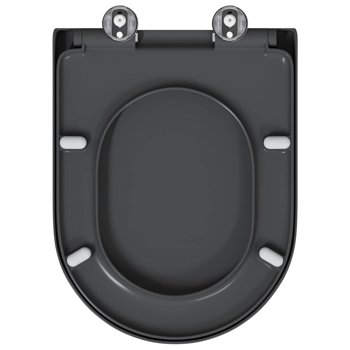 WC daska Antracit 49 x 36 x 4 cm Duroplast