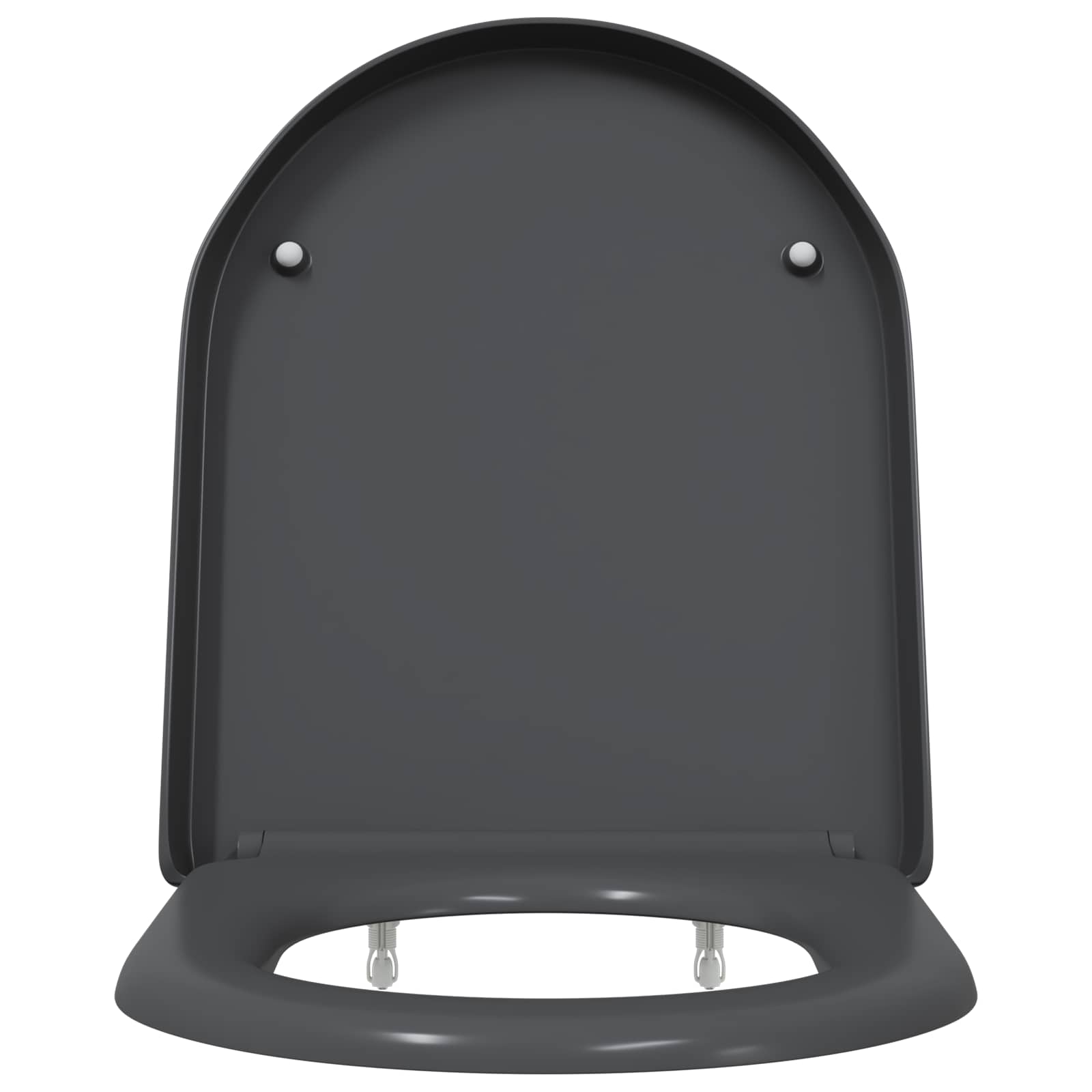 WC daska Antracit 49 x 36 x 4 cm Duroplast