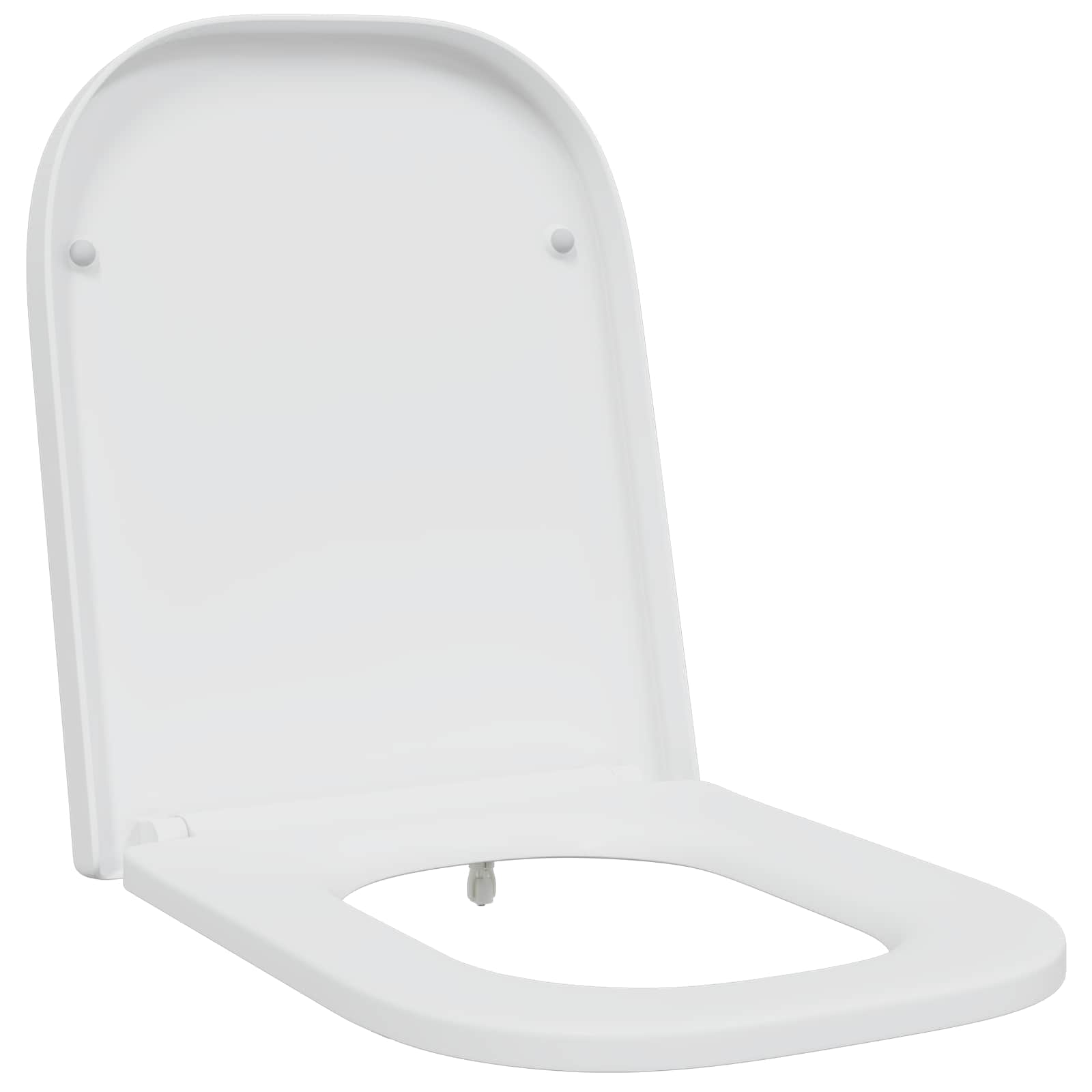 WC daska Bijelo 47,5 x 35 x 3,6 cm Duroplast