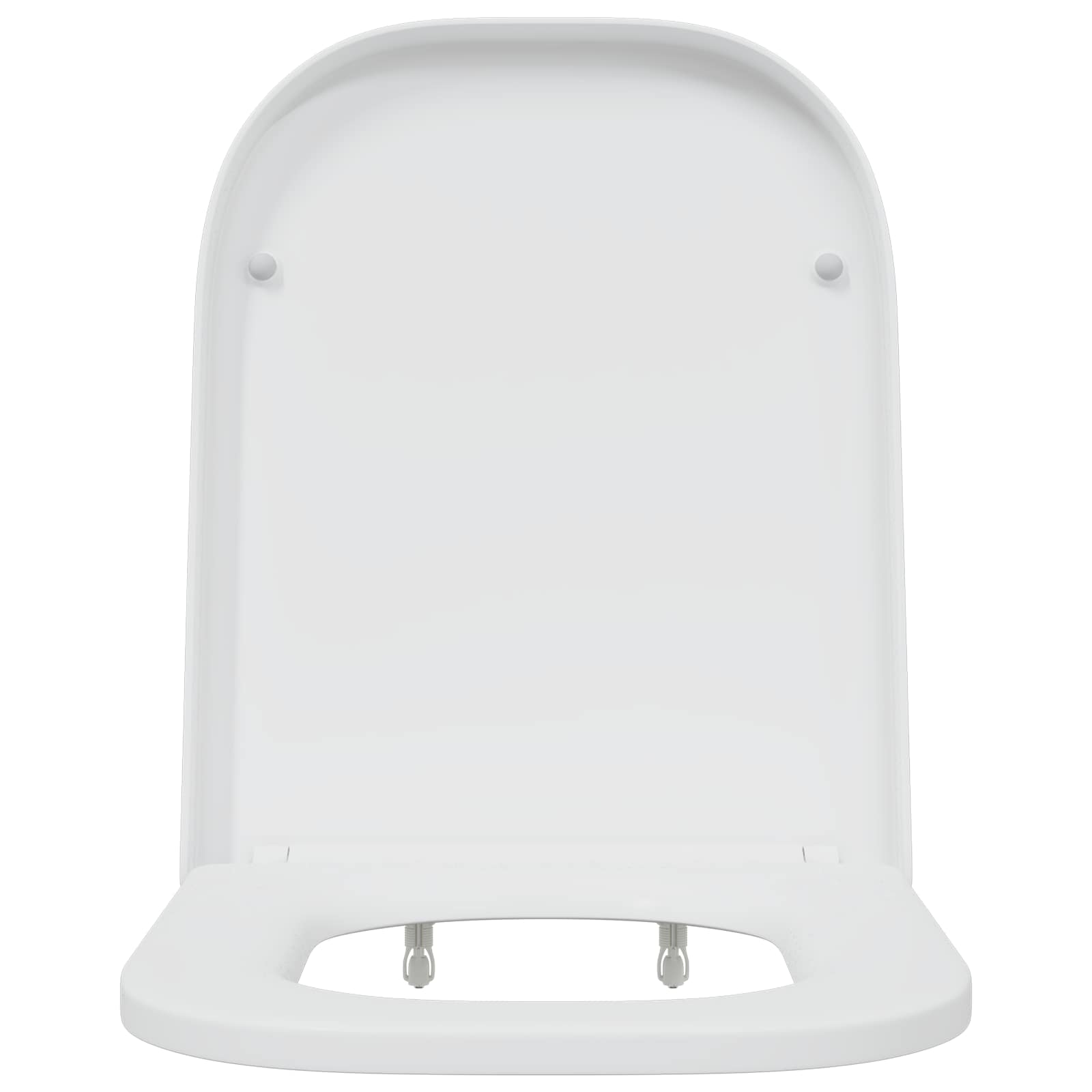 WC daska Bijelo 47,5 x 35 x 3,6 cm Duroplast