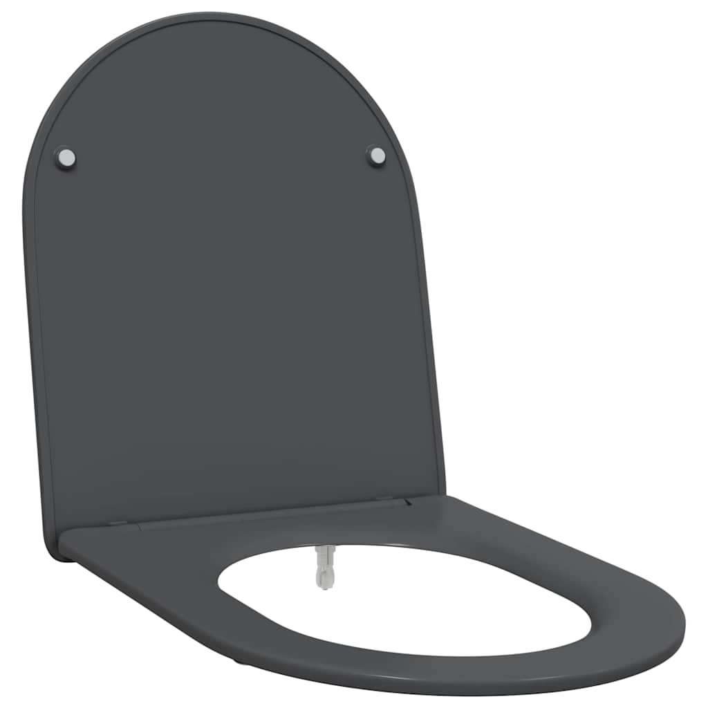 WC daska Antracit 47 x 36 x 3,4 cm Duroplast