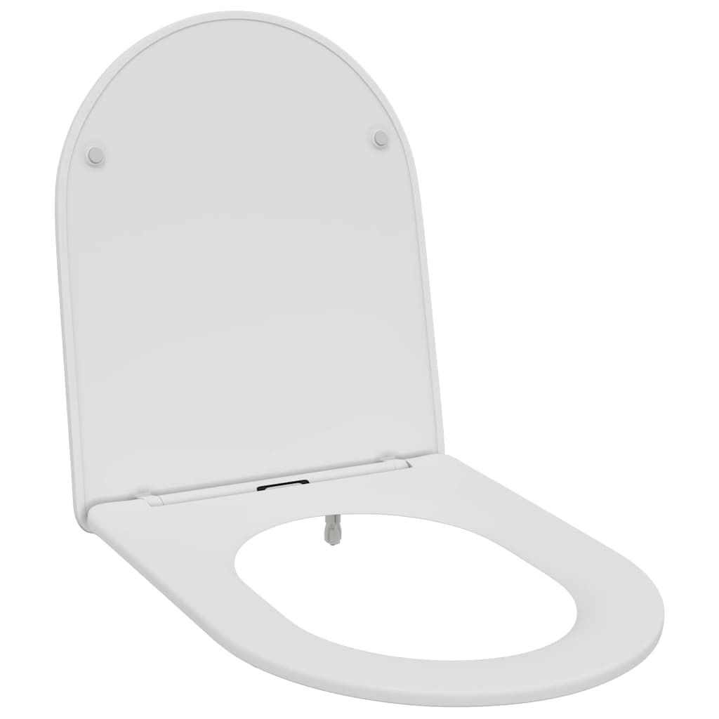 WC daska Bijelo 47 x 36 x 3,4 cm Duroplast
