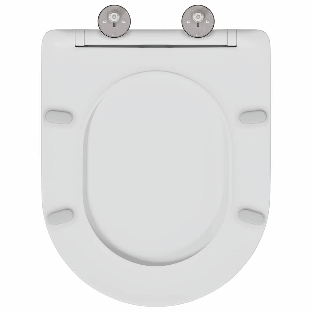 WC daska Bijelo 47 x 36 x 3,4 cm Duroplast