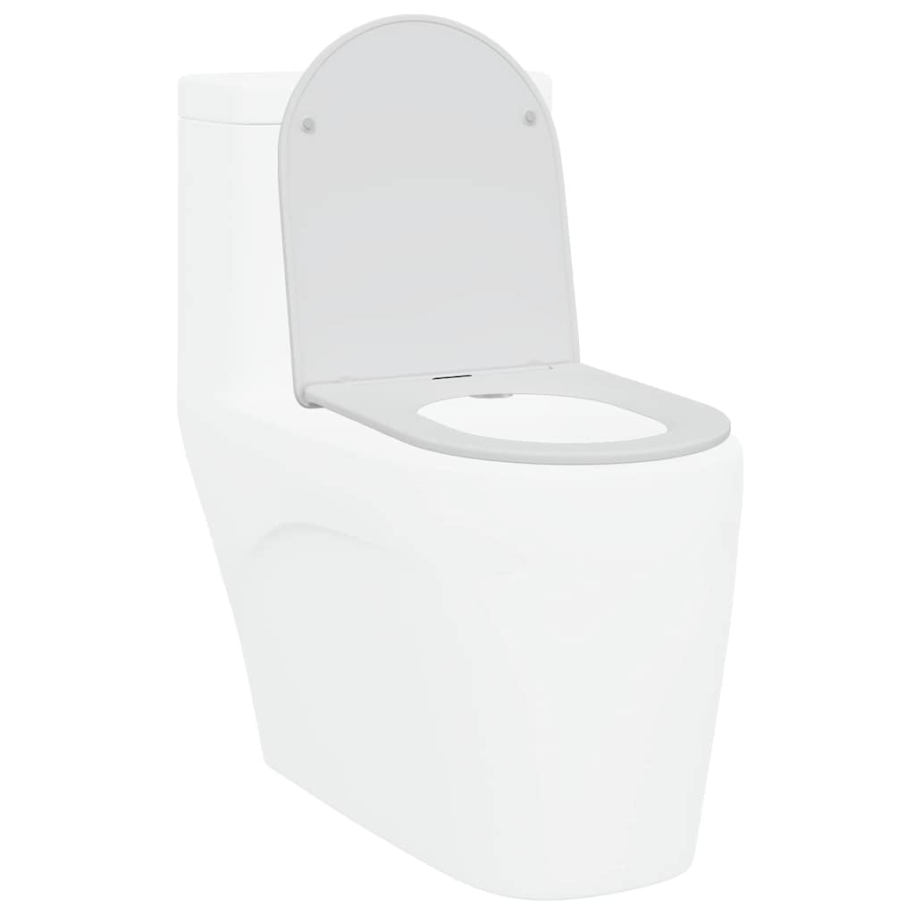 WC daska Bijelo 47 x 36 x 3,4 cm Duroplast