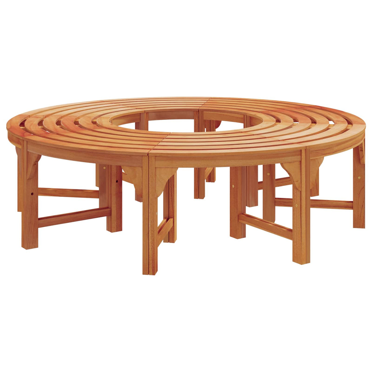Klupa pod drvetom 2 pcs Prirodna 160 x 80 x 45cm