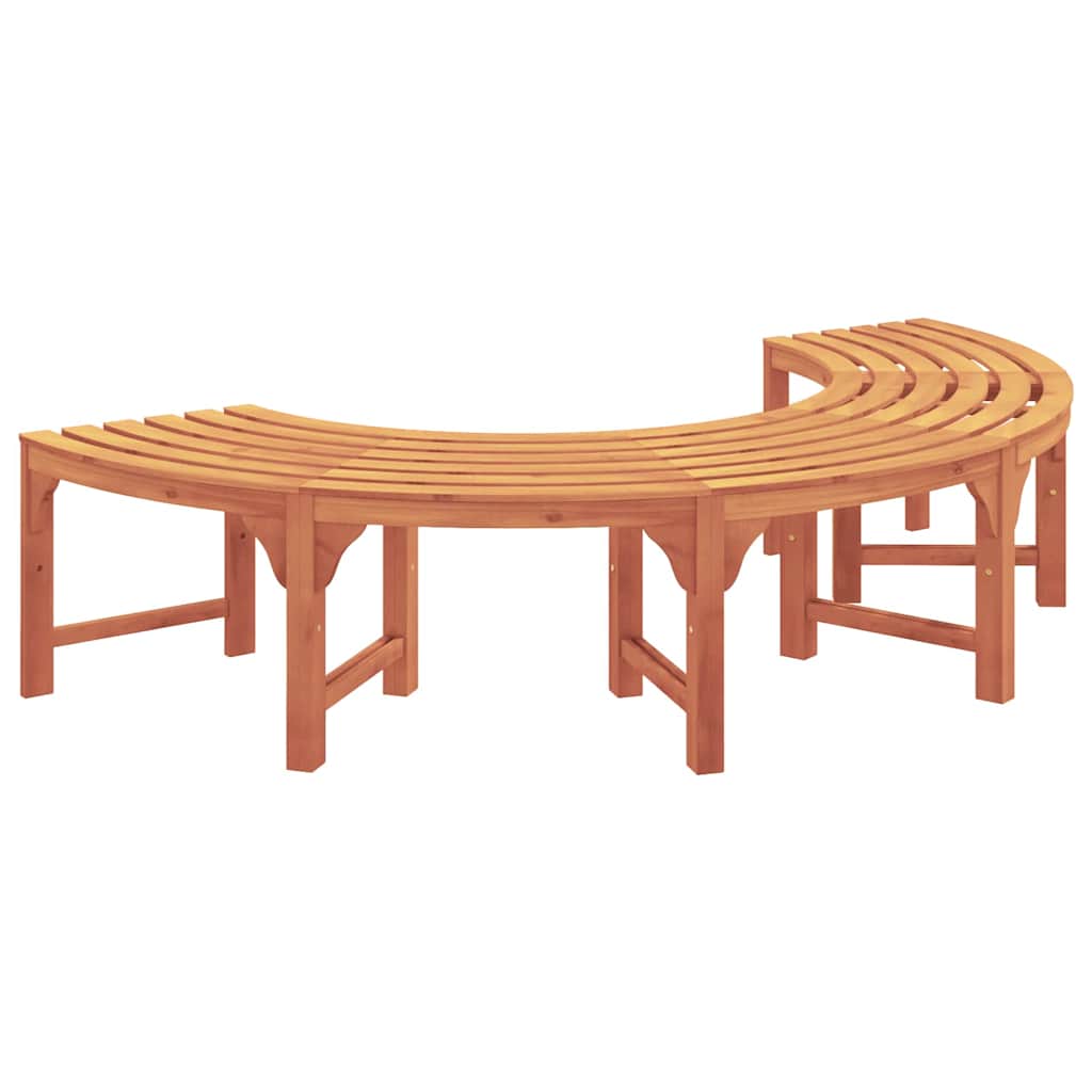 Klupa pod drvetom 2 pcs Prirodna 160 x 80 x 45cm