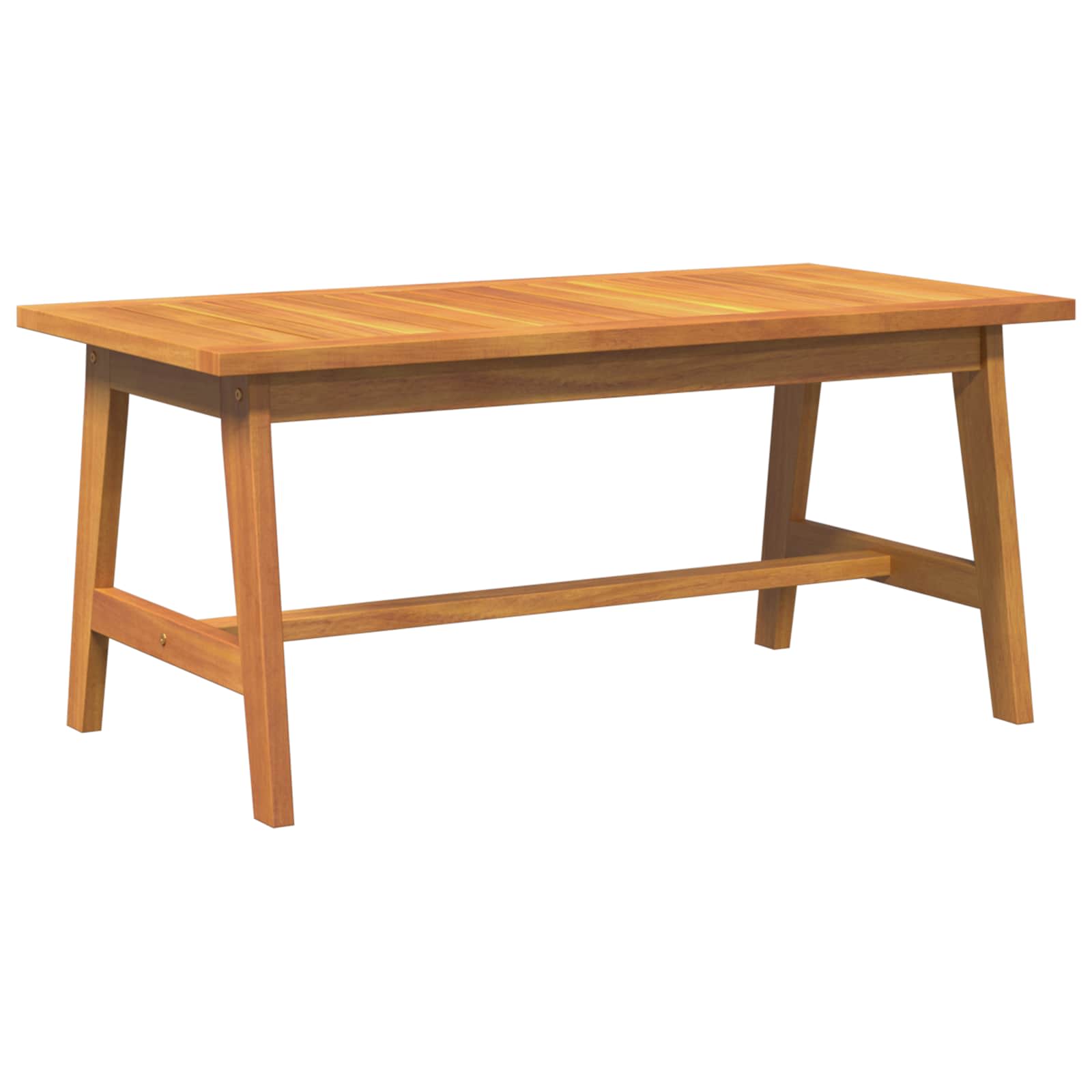 Bistro set s jastukom 3 pcs Smeđa Čvrsto drvo akacije