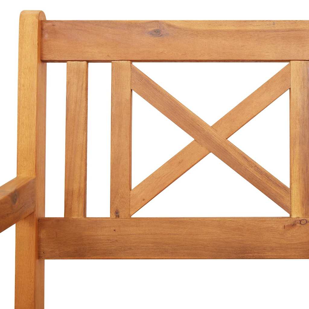 Vanjska klupa 6 pcs Prirodna 56 x 55,5 x 90 cm
