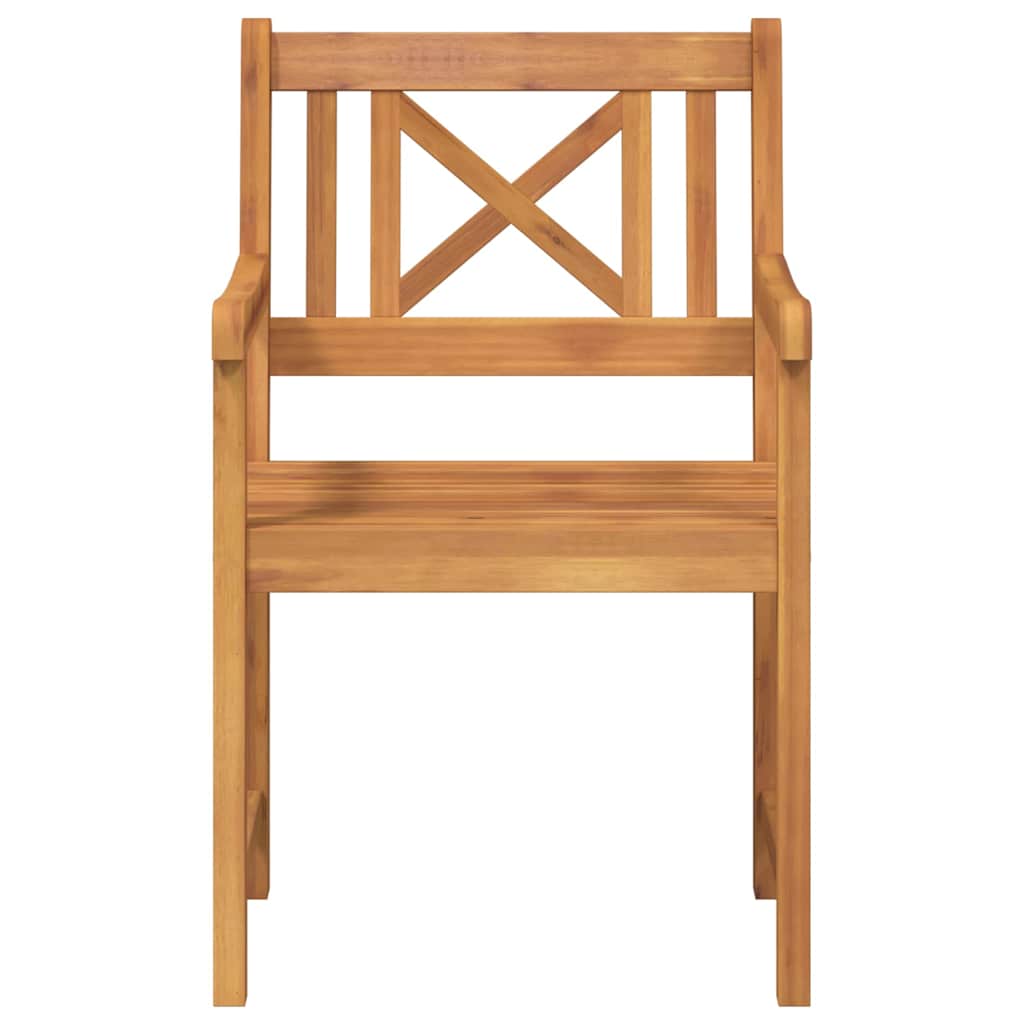 Vanjska klupa 6 pcs Prirodna 56 x 55,5 x 90 cm
