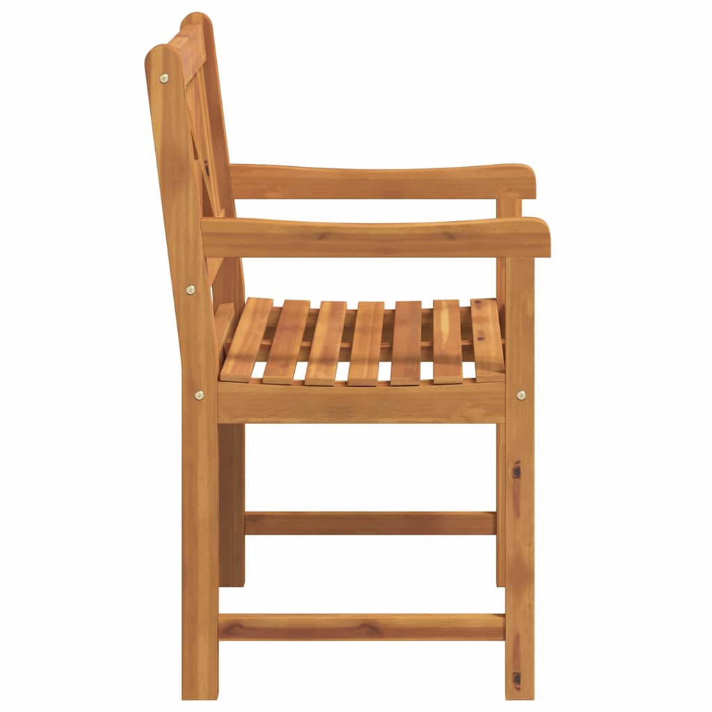 Vanjska klupa 6 pcs Prirodna 56 x 55,5 x 90 cm