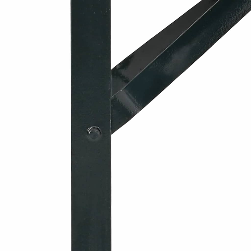 Noga za Pivski Stol 2 pcs Crna 39 x 3 x 75 cm