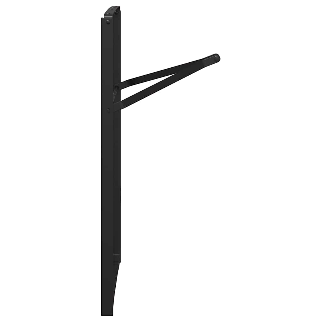 Noga za Pivski Stol 2 pcs Crna 39 x 3 x 75 cm