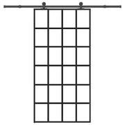 Klizna vrata s okovom 102x205 cm ESG staklo i aluminij