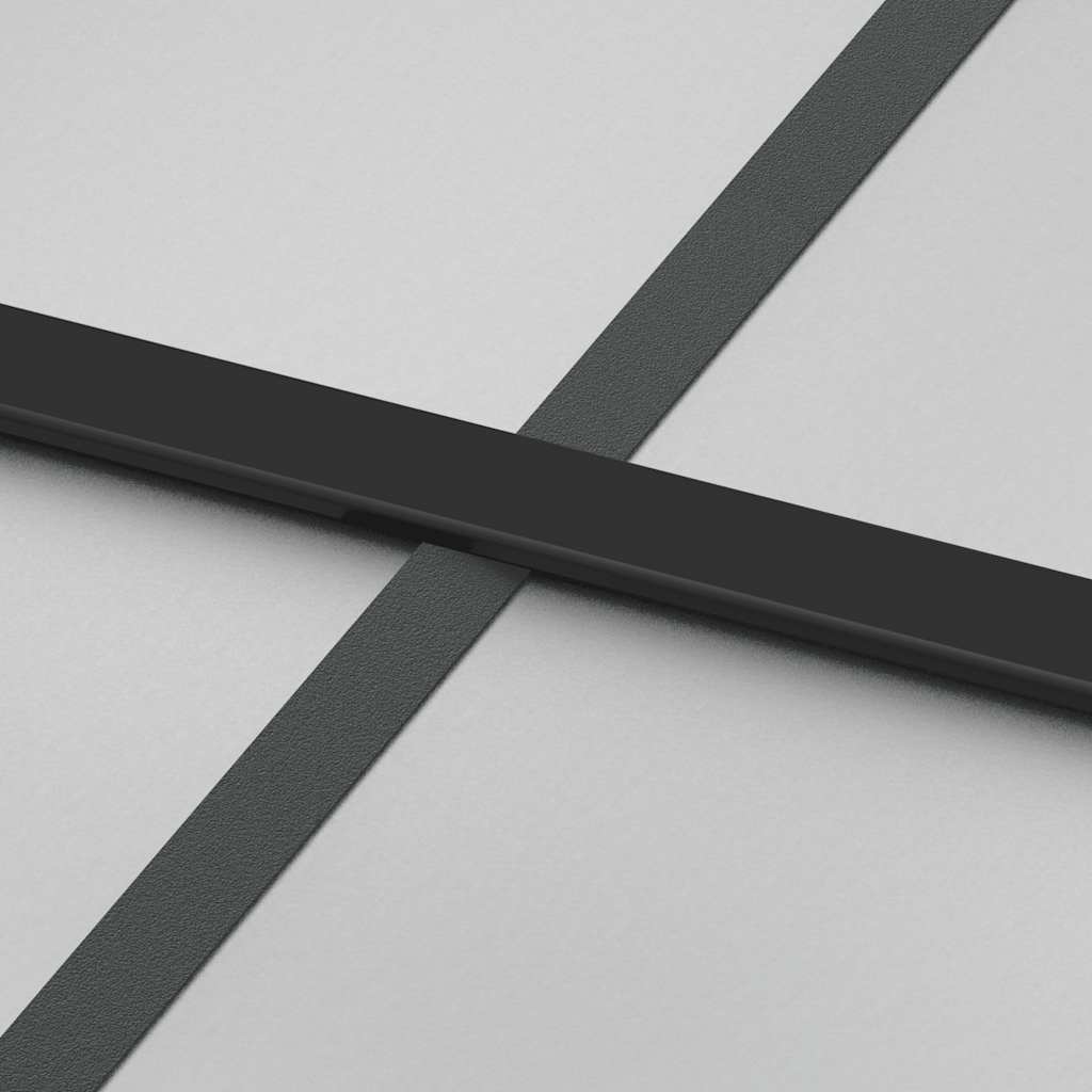 Klizna vrata s priborom 76 x 205 cm kaljeno staklo i aluminij