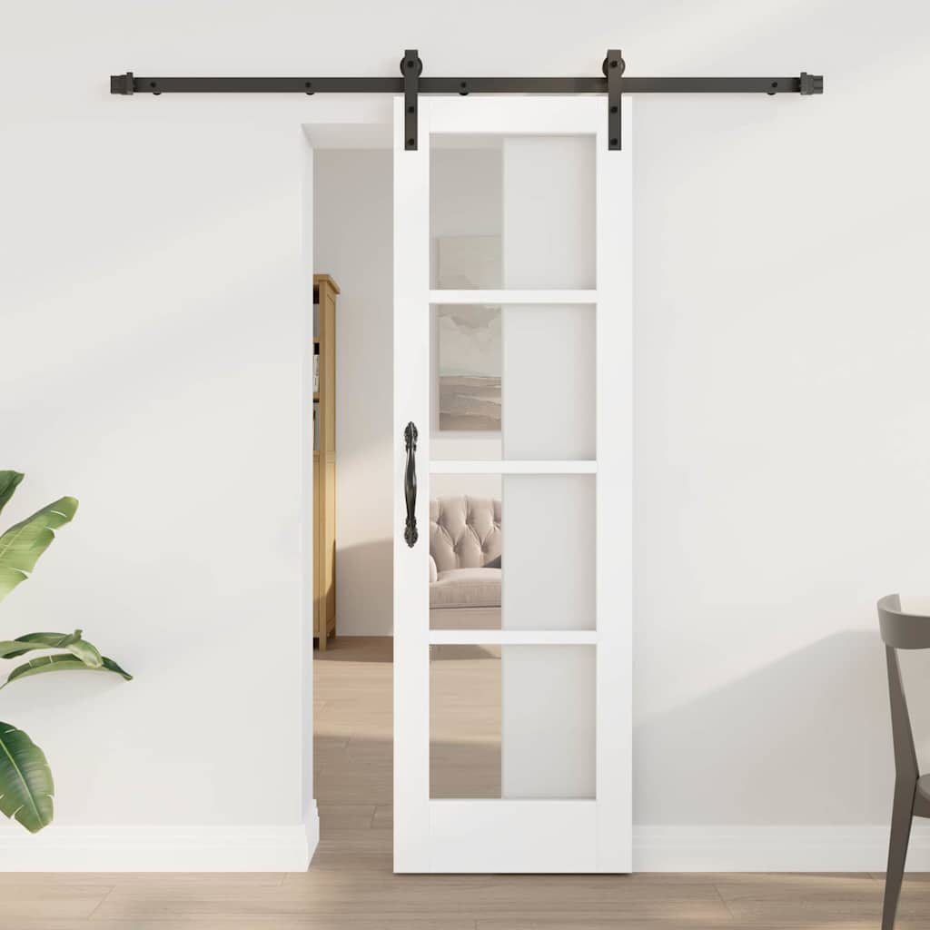 Klizna vrata ORKDAL Bijela i crna 61 x 198,5 cm