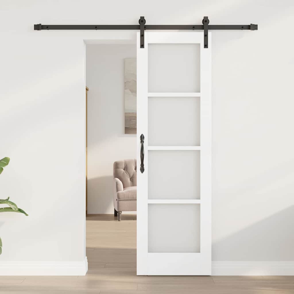Klizna vrata ORKDAL Bijela i crna 61 x 198,5 cm