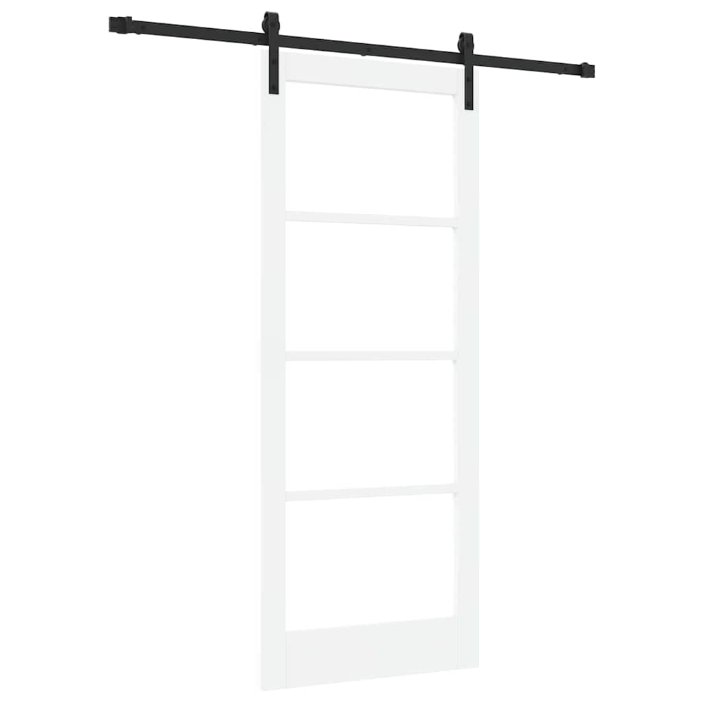 Klizna vrata ORKDAL Bijela i crna 83 x 202 cm