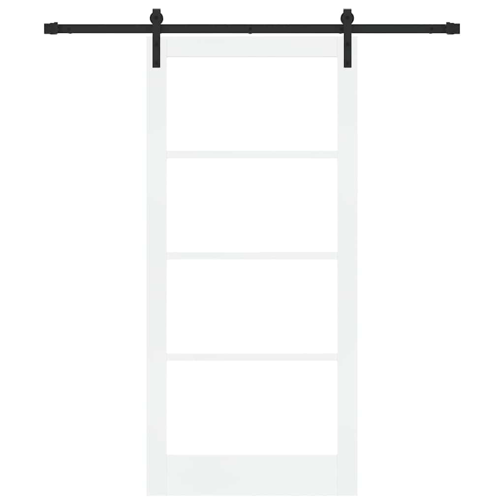 Klizna vrata ORKDAL Bijela i crna 93 x 202 cm