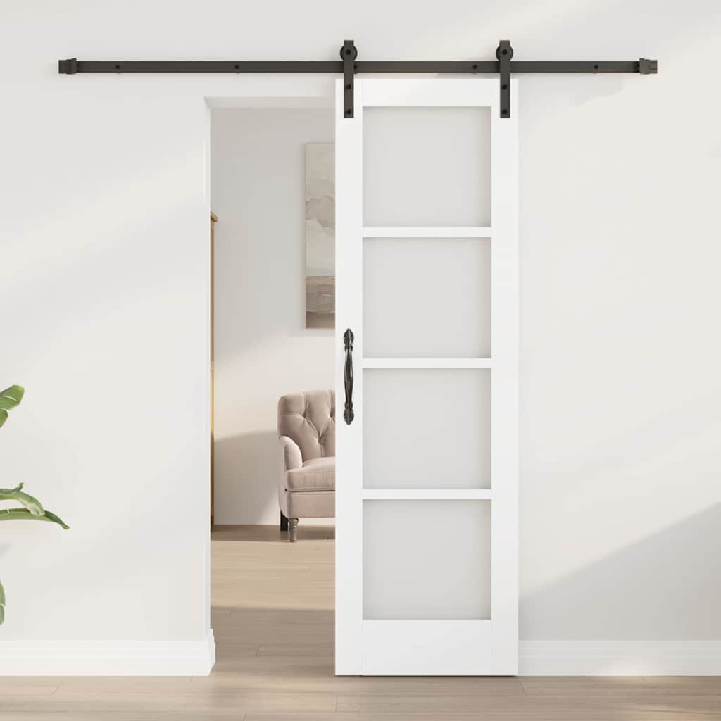 Klizna vrata ORKDAL Bijela i crna 61 x 198,5 cm