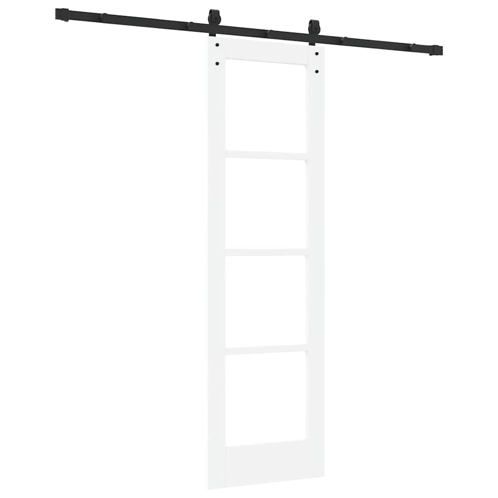 Klizna vrata ORKDAL Bijela i crna 61 x 198,5 cm