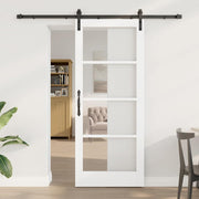 Klizna vrata ORKDAL Bijela i crna 83 x 202 cm