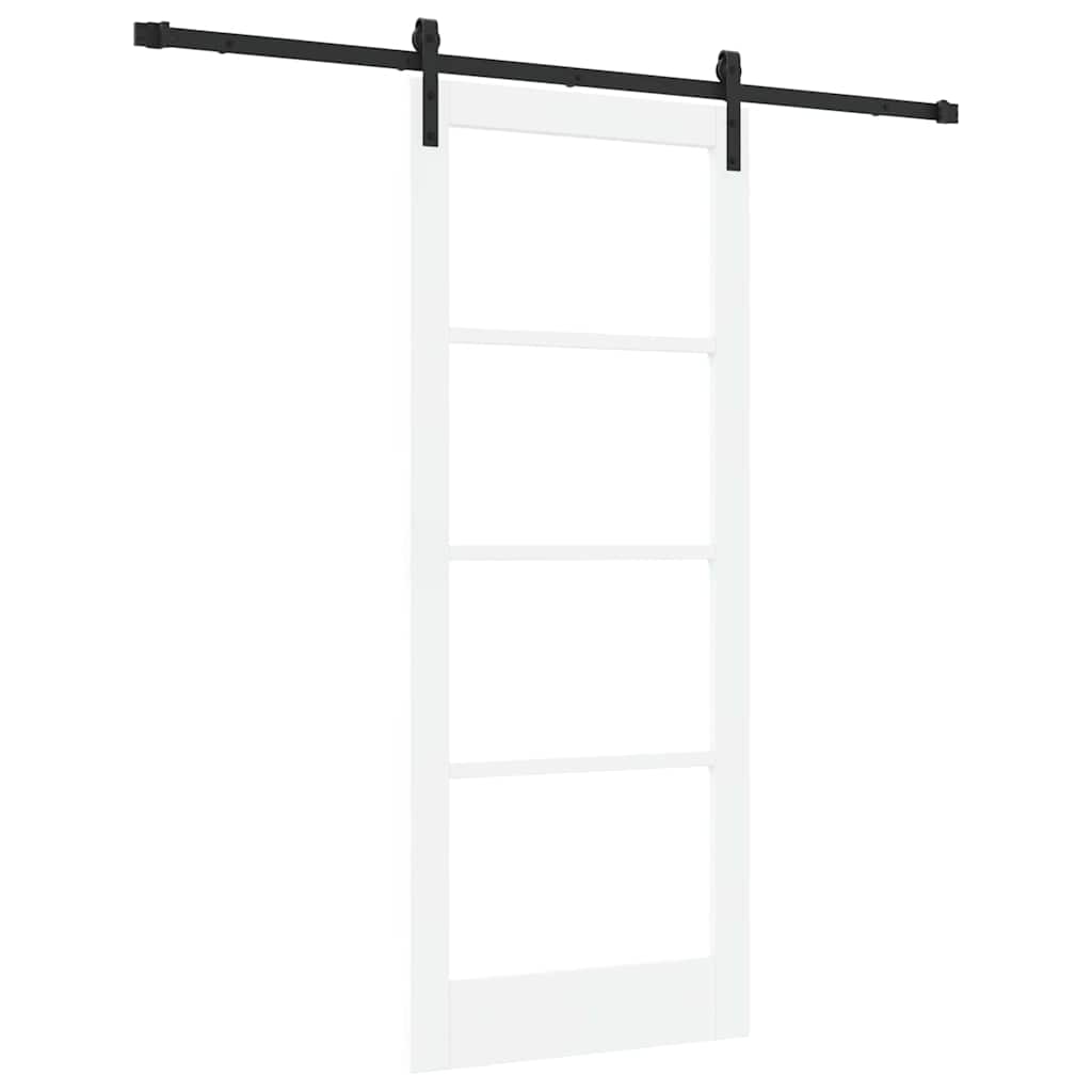 Klizna vrata ORKDAL Bijela i crna 83 x 202 cm