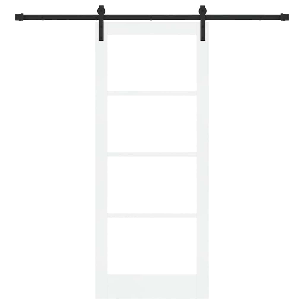 Klizna vrata ORKDAL Bijela i crna 83 x 202 cm