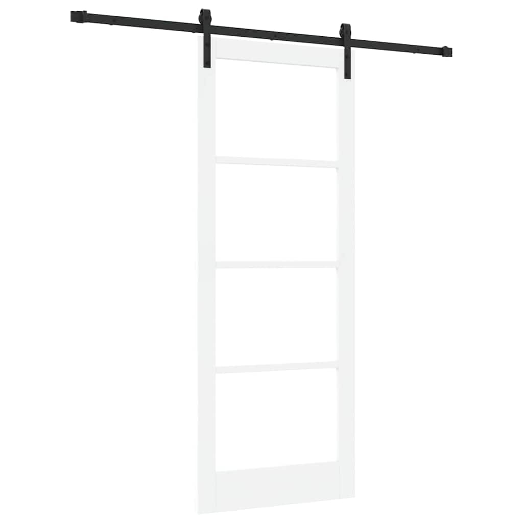 Klizna vrata ORKDAL Bijela i crna 83 x 211 cm