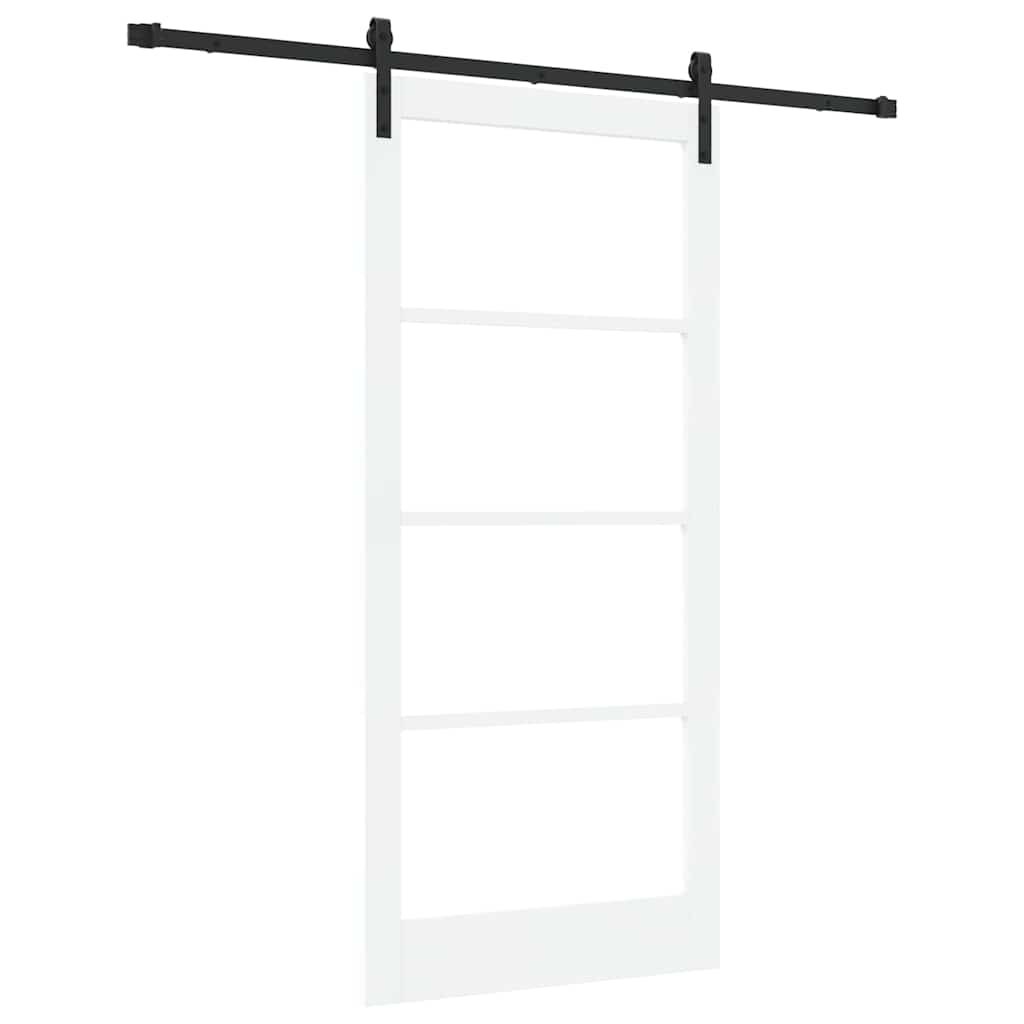 Klizna vrata ORKDAL Bijela i crna 93 x 202 cm