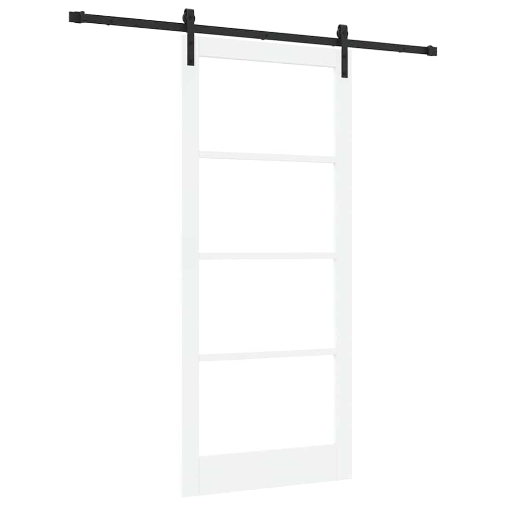 Klizna vrata ORKDAL Bijela i crna 93 x 211 cm