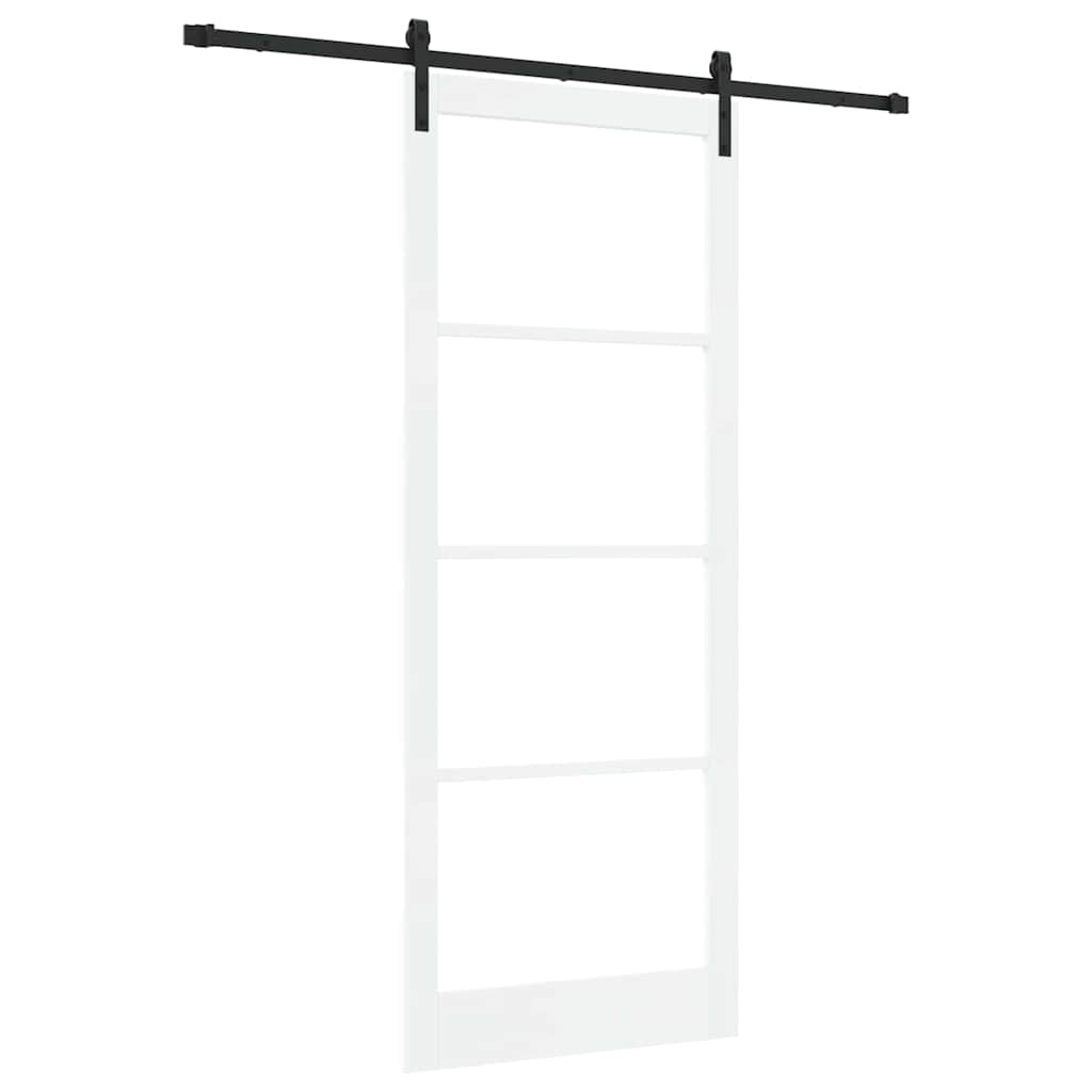 Klizna vrata ORKDAL Bijela i crna 93 x 232 cm