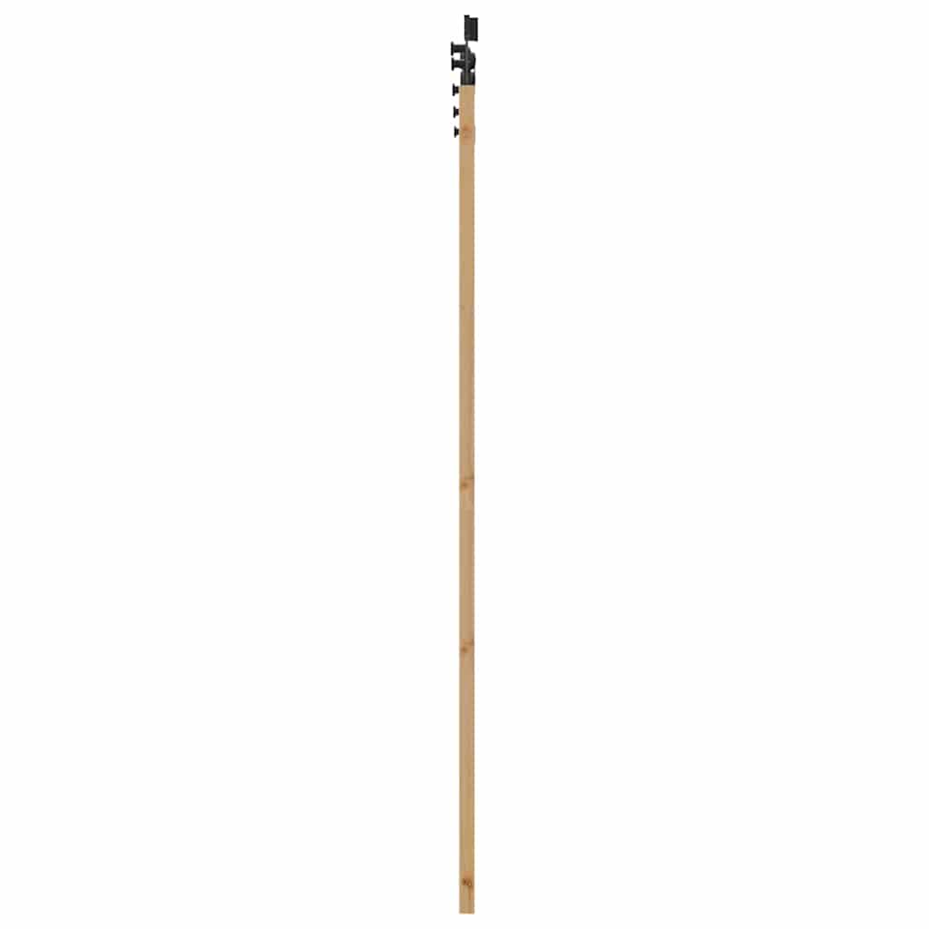 Klizna vrata ORKDAL Prirodna i crna 61 x 198,5 cm