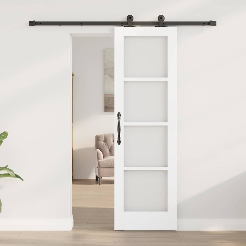 Klizna vrata ORKDAL Bijela i crna 61 x 198,5 cm